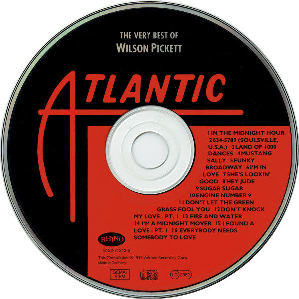 Wilson Pickett - The Very Best of (1993 CD) VG+