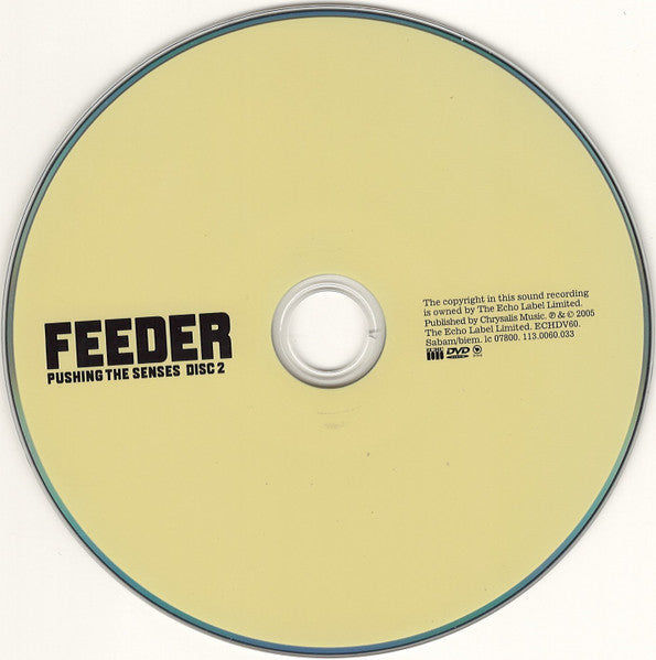 Feeder - Pushing the Senses (Limited Edition 'Keep Case' CD + DVD) NM