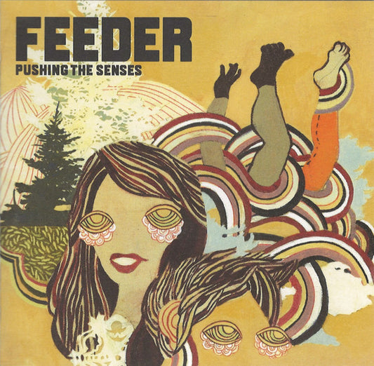 Feeder - Pushing the Senses (Limited Edition 'Keep Case' CD + DVD) NM