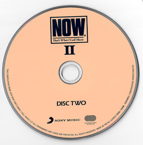 Various - Now Thats What I Call Music 02 (II) (2019 DCD) VG+