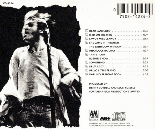 Joe Cocker - Joe Cocker (1986 Audio Master Plus CD) VG+