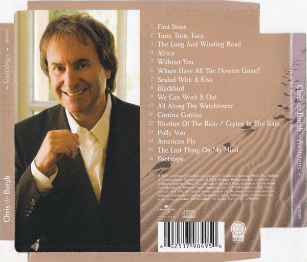 Chris de Burgh - Footsteps (2009 CD) Mint