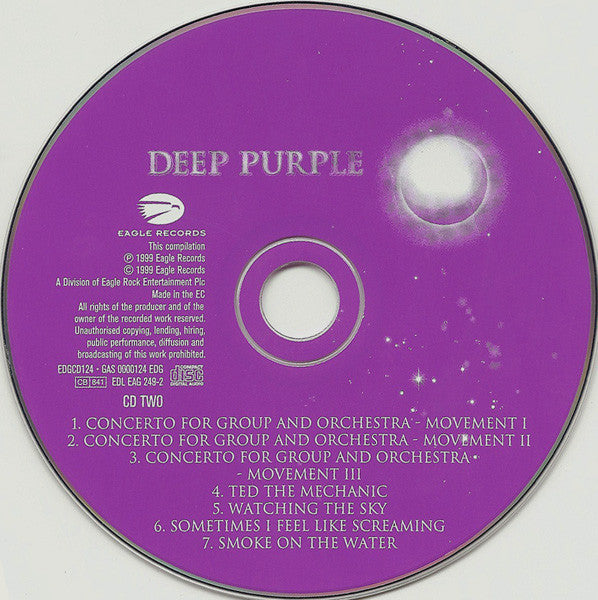 Deep Purple - In Concert with The London Symphony Orchestra (1999 DCD) VG+