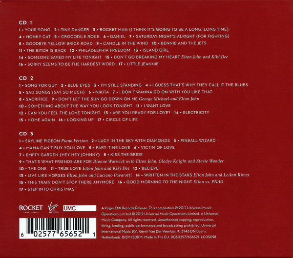 Elton John - Diamonds (2019 3xCD Set) Mint