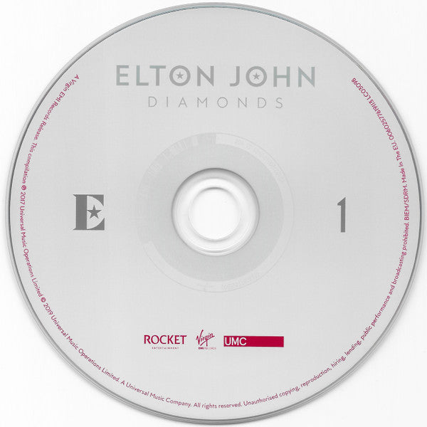 Elton John - Diamonds (2019 3xCD Set) Mint