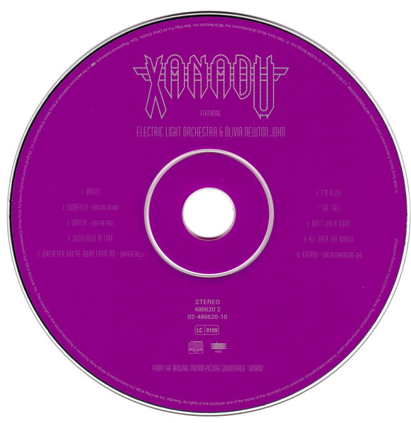 E.L.O / Olivia Newton John - Xanadu [Soundtrack] (1998 CD) Mint