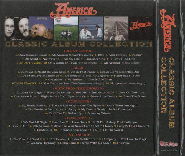 America - Classic Album Collection (2019 Caroline 6 x CD Box Set) VG+