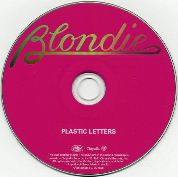 Blondie - Plastic letters (2001 Remastered CD & Bonus) VG+