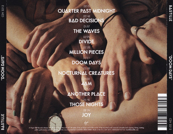 Bastille - Doom Days (2019 CD) Mint
