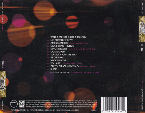 Estelle - Shine (2008 CD) Mint