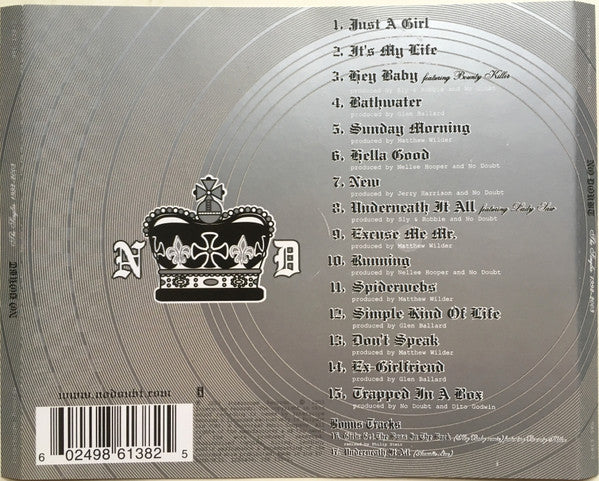 No Doubt - The Singles 1992-2003 (2003 CD) NM