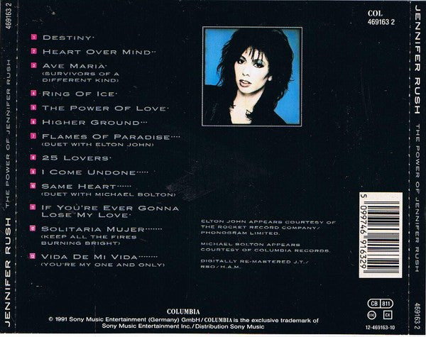 Jennifer Rush - The Power Of (1991 German CD) VG+