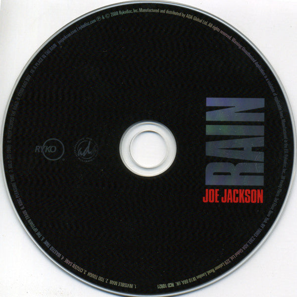 Joe Jackson - Rain (2008 CD + DVD Set) VG+