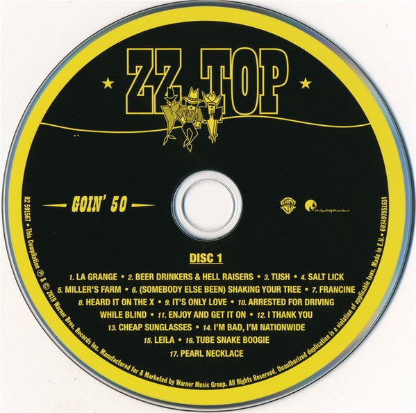 ZZ Top - Goin' 50 (2019 3 CD Set) VG+