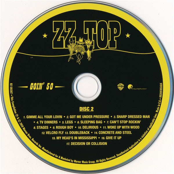 ZZ Top - Goin' 50 (2019 3 CD Set) VG+