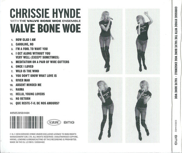 Chrissie Hynde - Valve Bone Woe (2019 CD) NM