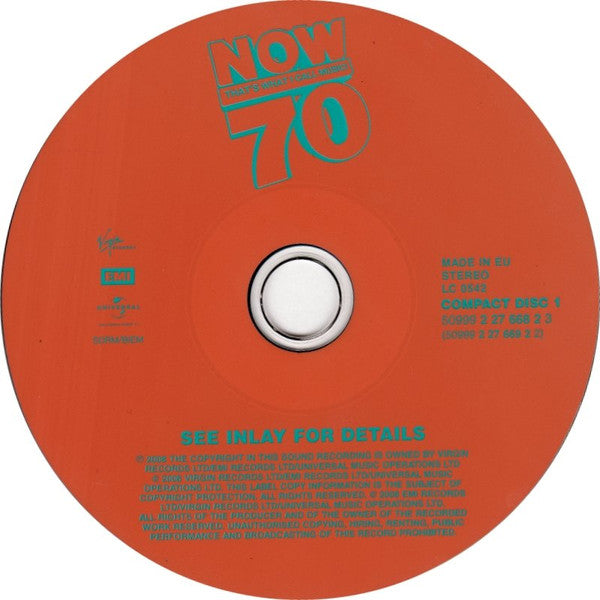 Various - Now Thats What I Call Music 70  (2008 DCD) VG+