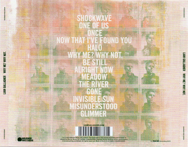 Liam Gallagher - Why me? Why Not. (2019 Deluxe Edition CD) Sealed