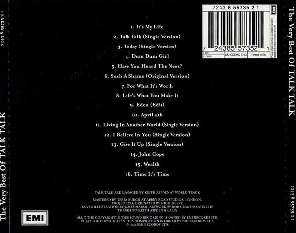 Talk Talk - The Very Best of (1997 CD) NM