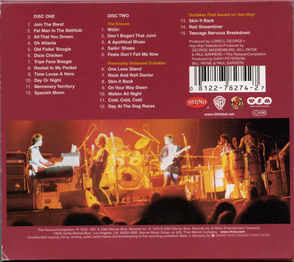 Little Feat - Waiting for Columbus (2002 CD + Bonus CD) NM