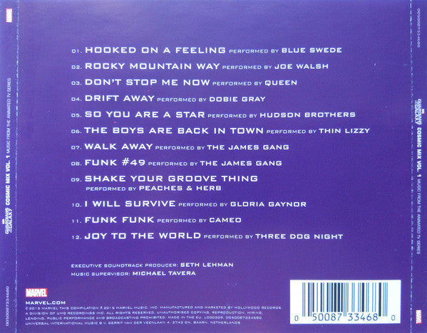 Various - Marvel ~ Guardians of the Galaxy / Cosmic Mix Vol.1 (2015 CD) NM