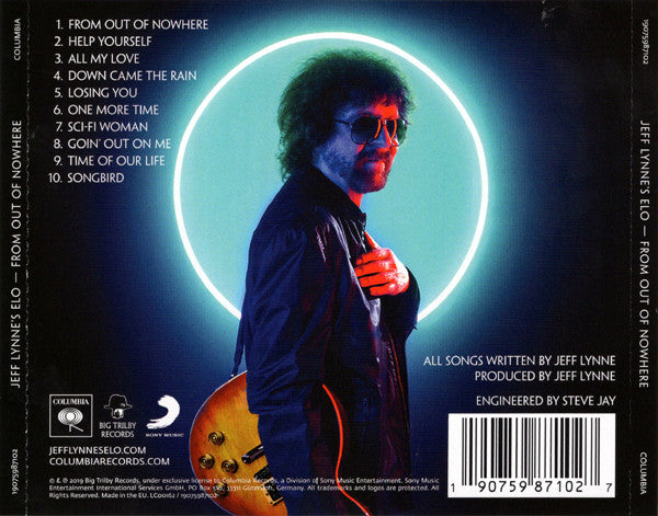 Jeff Lynne's E.L.O - From Out of Nowhere (2019 CD) Sealed