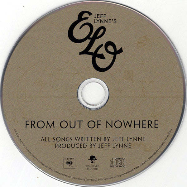 Jeff Lynne's E.L.O - From Out of Nowhere (2019 CD) Sealed