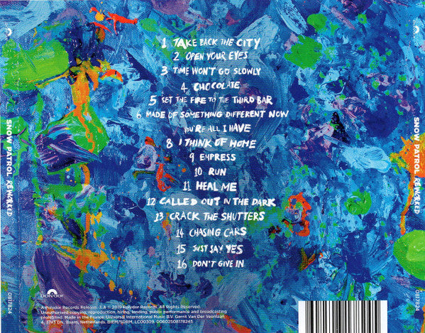 Snow Patrol - Reworked (2019 CD) Mint