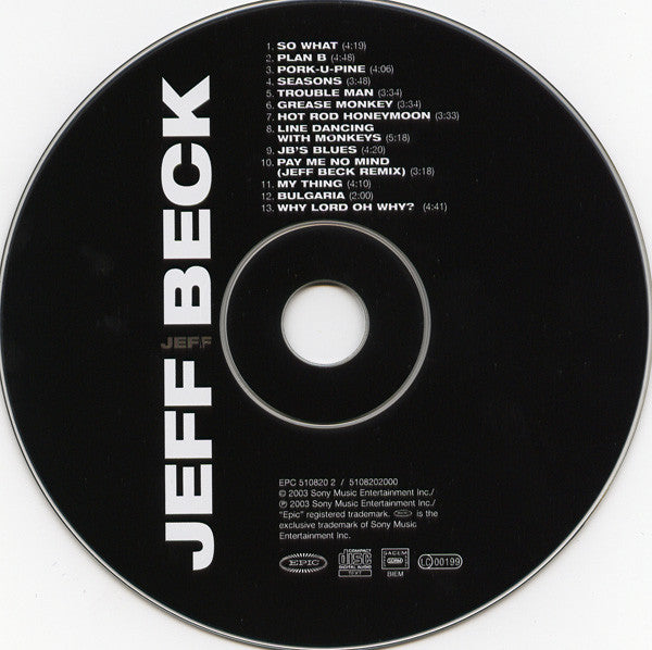 Jeff beck - Jeff (2003 CD) NM