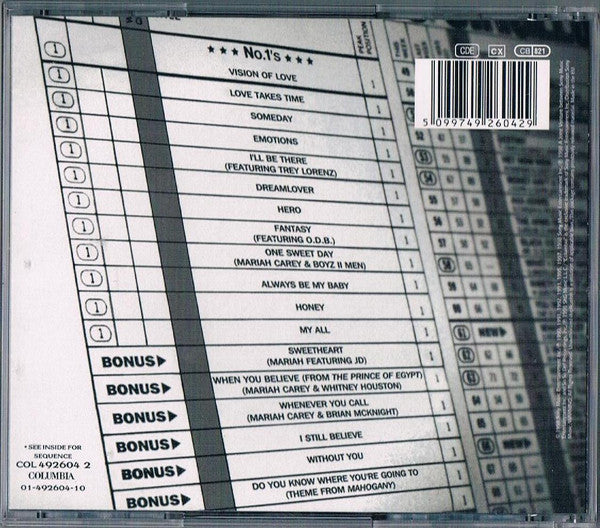 Mariah Carey - # 1's (2011 Slipcase Reissue) Mint