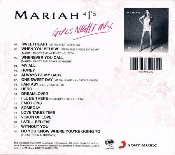 Mariah Carey - # 1's (2011 Slipcase Reissue) Mint