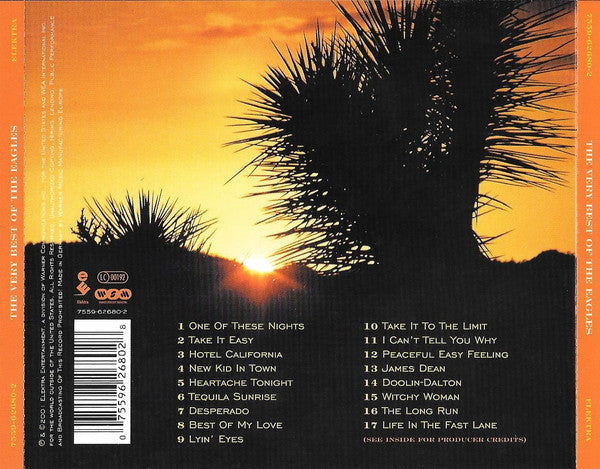 Eagles - The Very Best of (2001 Remastered CD) VG+