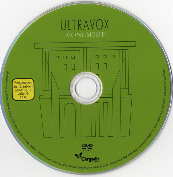 Ultravox - Monument (2018 CD & DVD Set) VG+