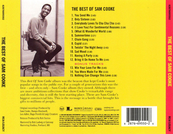 Sam Cooke - The Best of (2005 RCA CD + Bonus Tracks) NM