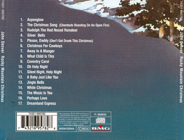 John Denver - Rocky Mountain Christmas (1999 CD) VG+