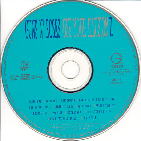 Guns n' Roses - Use Your Illusion II (1991 CD) NM