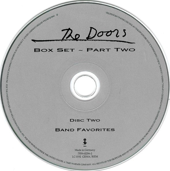 Doors - Box Set Part 2 (1998 'Fatboy' DCD) NM