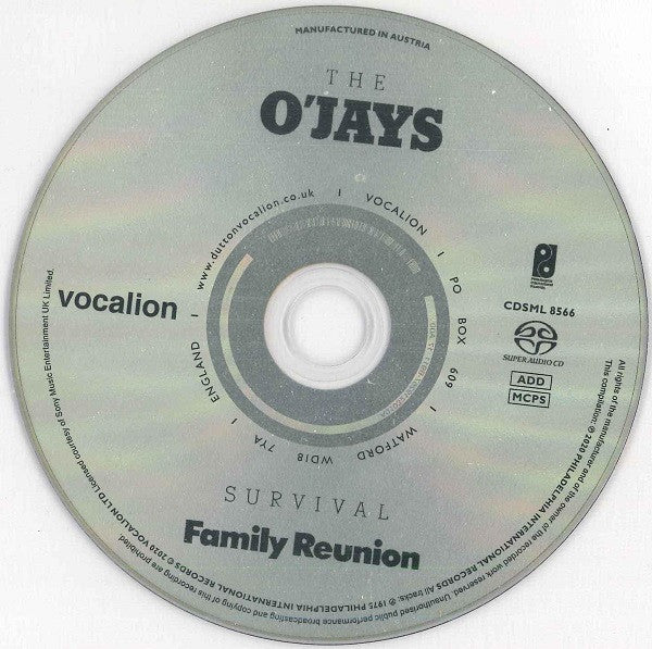 O'Jays - Survival / Family Reunion (2020 SACD 2 on 1) Sealed
