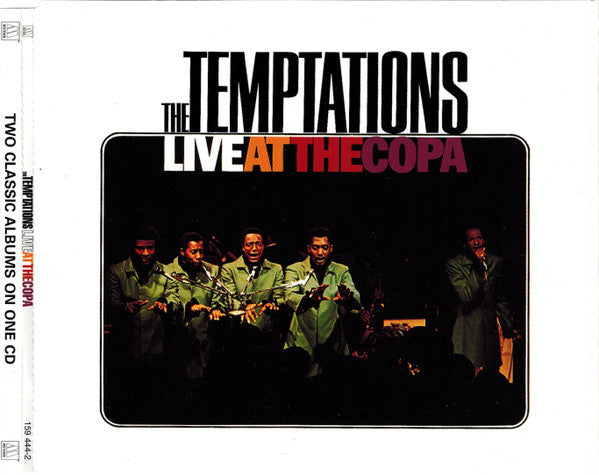 Temptations - Live at the Copa / With a Lot O' Soul (2000 2 on 1 CD) VG+