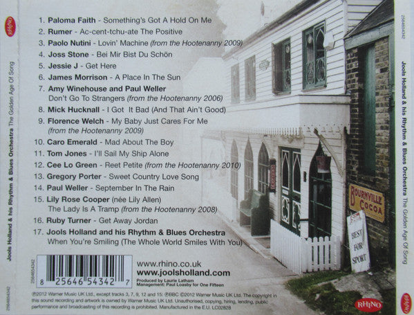 Jools Holland - The Golden Age of Song (2012 CD) NM