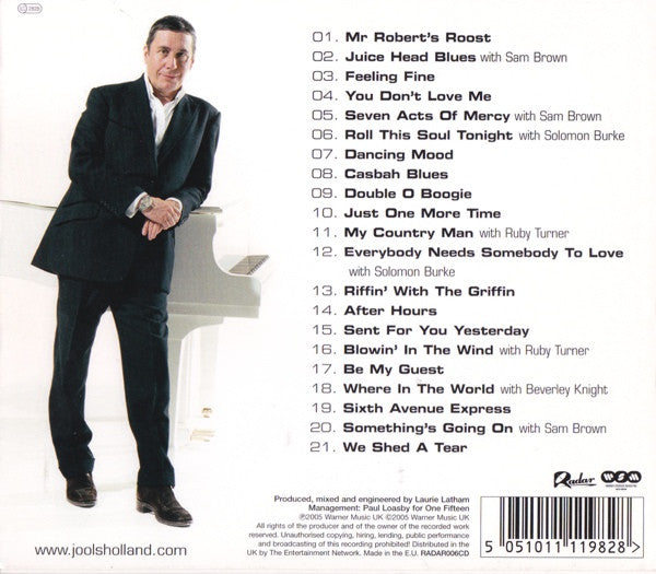 Jools Holland - Swinging the Blues Dancing the Ska (2005 CD) Mint