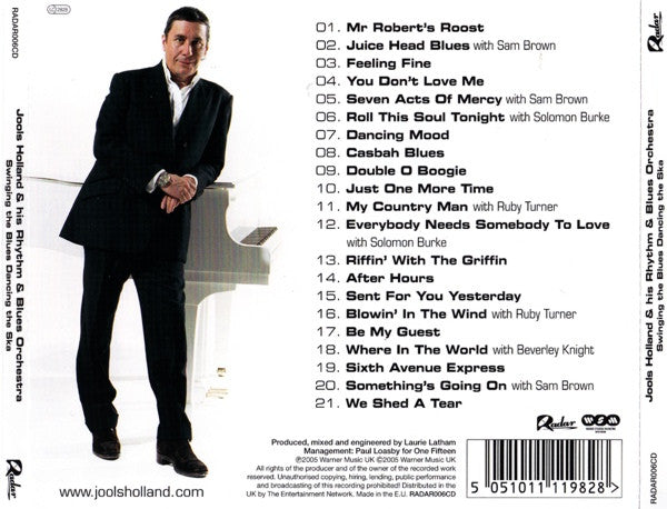 Jools Holland - Swinging the Blues Dancing the Ska (2005 CD) Mint