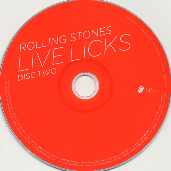 Rolling Stones - Live Licks (2004 DCD) NM