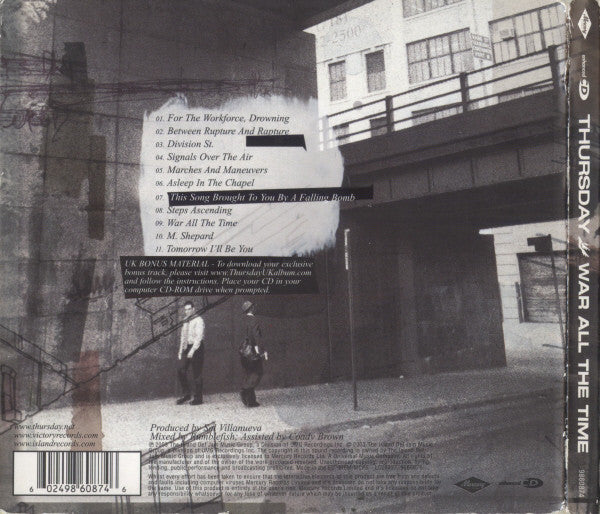 Thursday - War All the Time (2003 CD) Mint