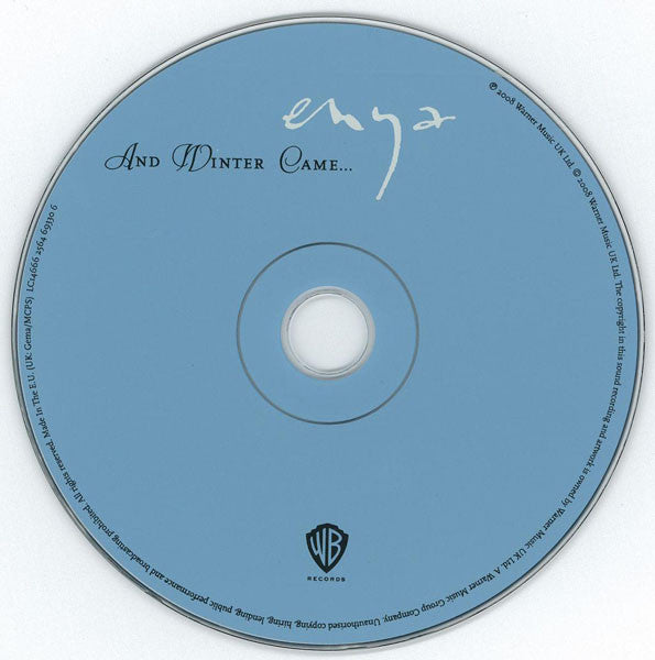 Enya - And Winter Came... (2008 CD) Mint