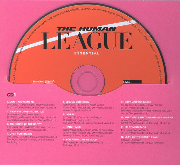 Human league - Essential (2020 triple CD Set) VG+