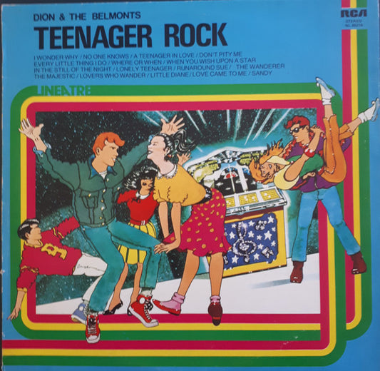 Dion & the Belmonts - Teenage Rock (Italian Vinyl LP) VG/VG+