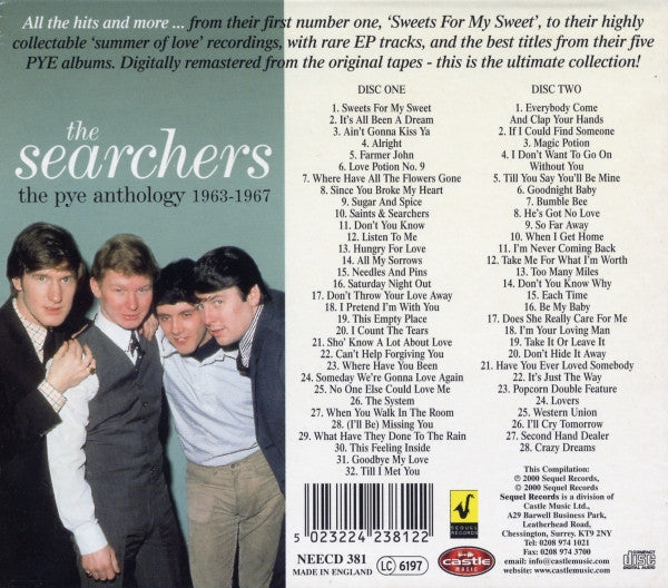 Searchers - The Pye Anthology 1963-1967 (2000 DCD) NM