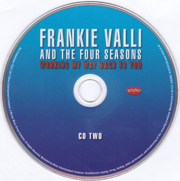 Frankie Valli & the Four Seasons - Working My Way back to You (DCD) Mint