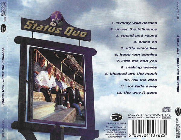 Status Quo - Under the Influence (1999 CD) VG+